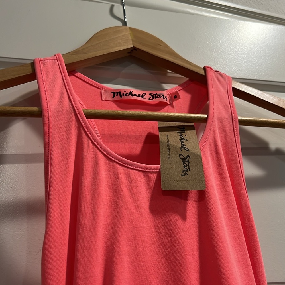 Michael Stars Shirred dress. M